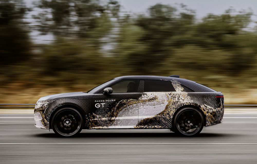 Primele imagini cu noul Range Rover GT: SUV coupe electric de performanță - Poza 3 Primele imagini cu noul Range Rover GT: SUV coupe electric de performanță - Poza 3