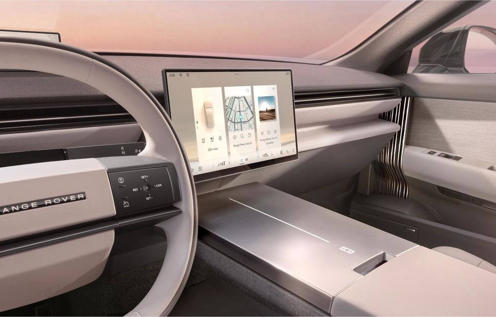Primele imagini cu noul Range Rover GT: SUV coupe electric de performanță - Poza 7 Primele imagini cu noul Range Rover GT: SUV coupe electric de performanță - Poza 7