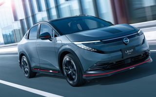 Noul Nissan Leaf Nismo: pachet vizual mai agresiv și suspensie modificată