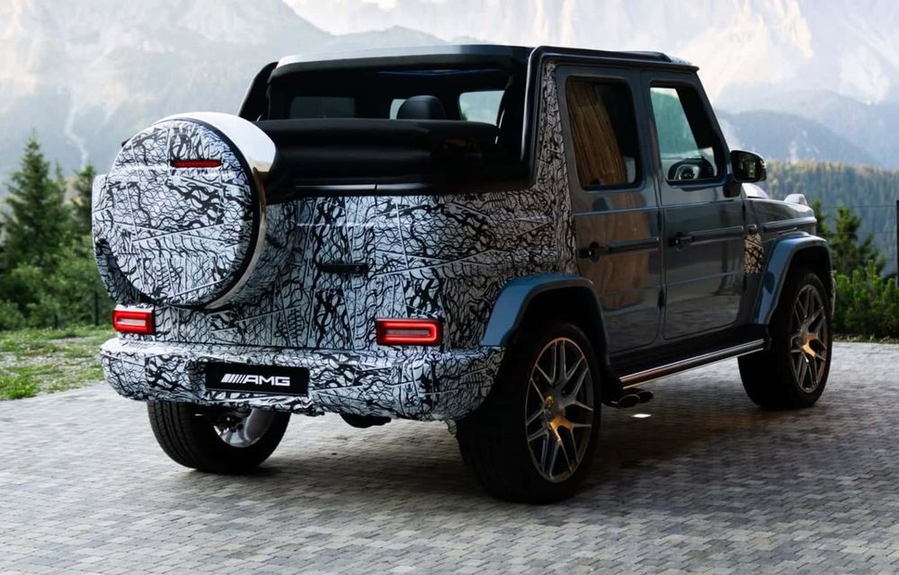 Mercedes-Benz: imagini noi cu viitoarea Clasa G decapotabilă - Poza 3