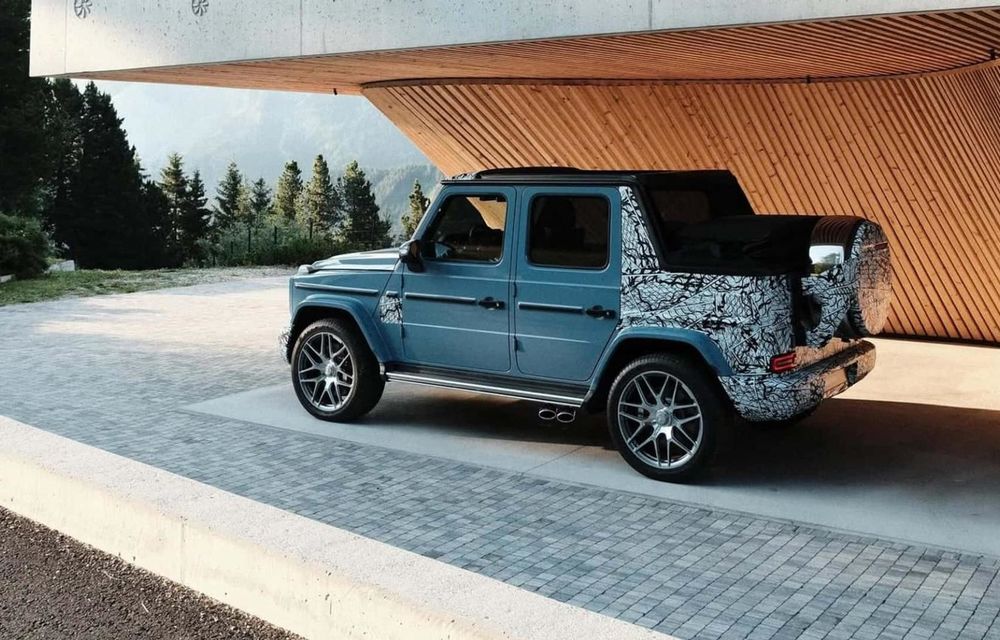 Mercedes-Benz: imagini noi cu viitoarea Clasa G decapotabilă - Poza 1