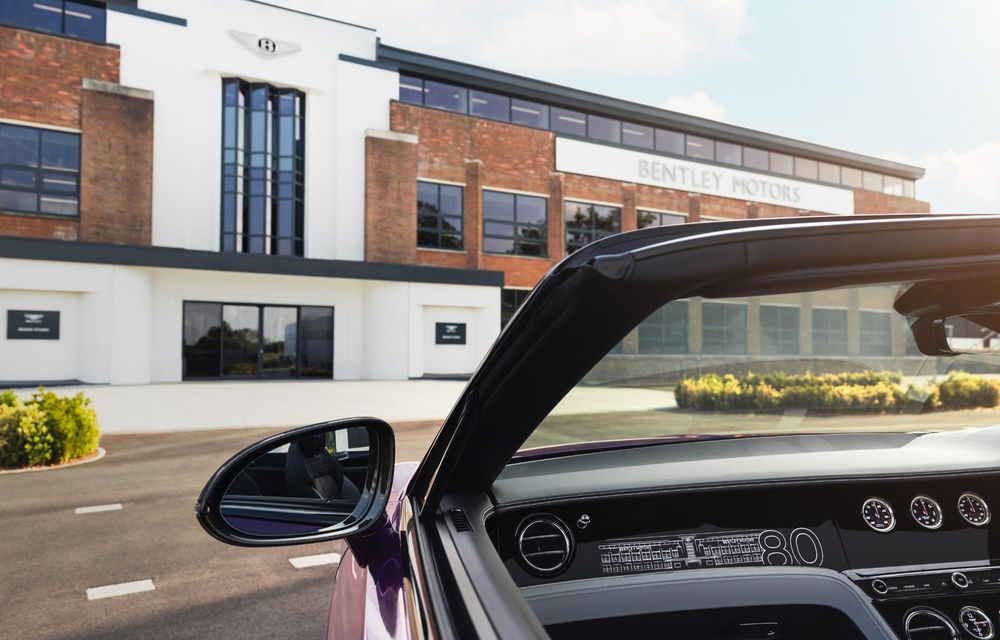 Bentley Continental GTC: exemplar unicat care marchează 80 de ani de producție la uzina din Crewe - Poza 3