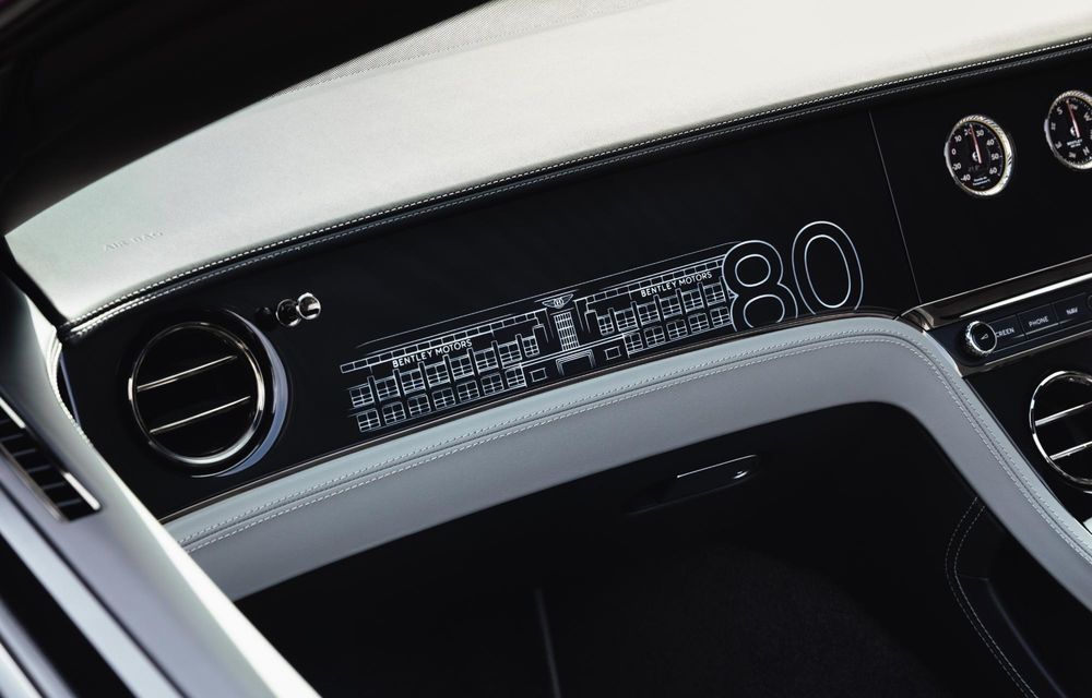 Bentley Continental GTC: exemplar unicat care marchează 80 de ani de producție la uzina din Crewe - Poza 8