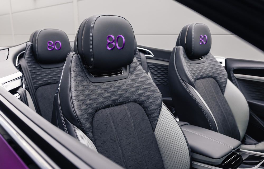Bentley Continental GTC: exemplar unicat care marchează 80 de ani de producție la uzina din Crewe - Poza 10