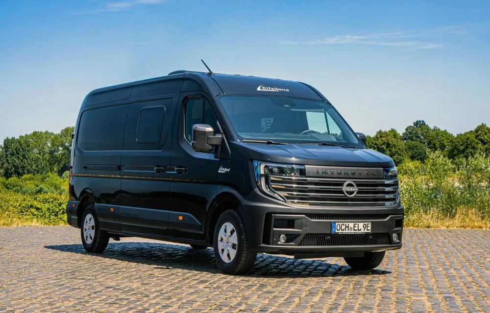 Noul Nissan Interstar-e, transformat într-un camper electric: autonomie de 410 km - Poza 3 Noul Nissan Interstar-e, transformat într-un camper electric: autonomie de 410 km - Poza 3