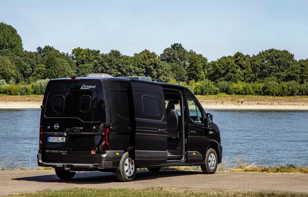 Noul Nissan Interstar-e, transformat într-un camper electric: autonomie de 410 km - Poza 5 Noul Nissan Interstar-e, transformat într-un camper electric: autonomie de 410 km - Poza 5