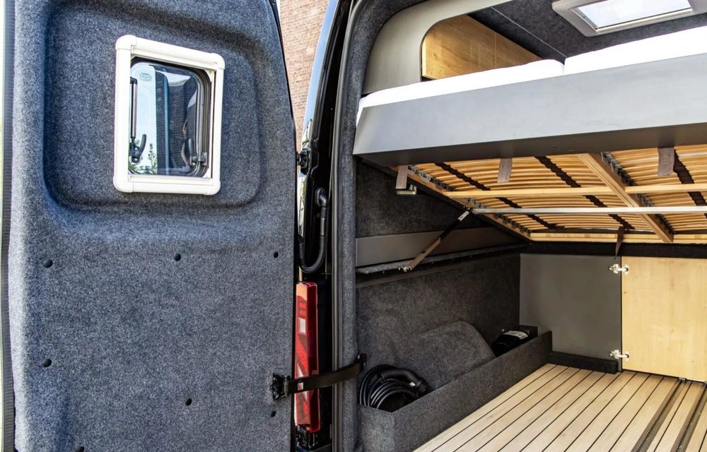 Noul Nissan Interstar-e, transformat într-un camper electric: autonomie de 410 km - Poza 13 Noul Nissan Interstar-e, transformat într-un camper electric: autonomie de 410 km - Poza 13