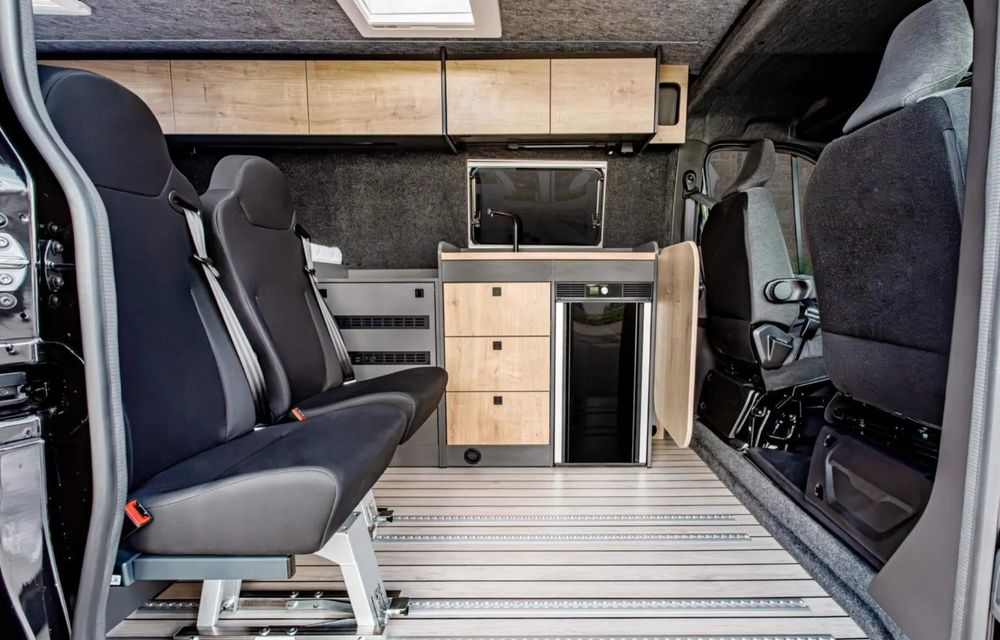 Noul Nissan Interstar-e, transformat într-un camper electric: autonomie de 410 km - Poza 15 Noul Nissan Interstar-e, transformat într-un camper electric: autonomie de 410 km - Poza 15