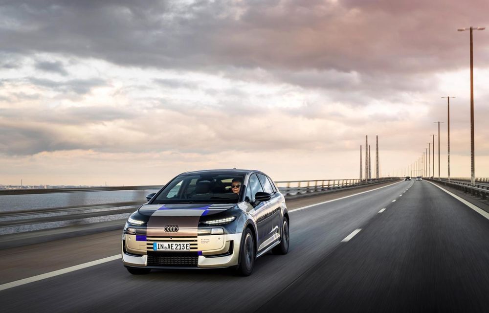 Imagini noi cu viitorul Audi A2 e-tron: cel mai eficient model al mărcii - Poza 1