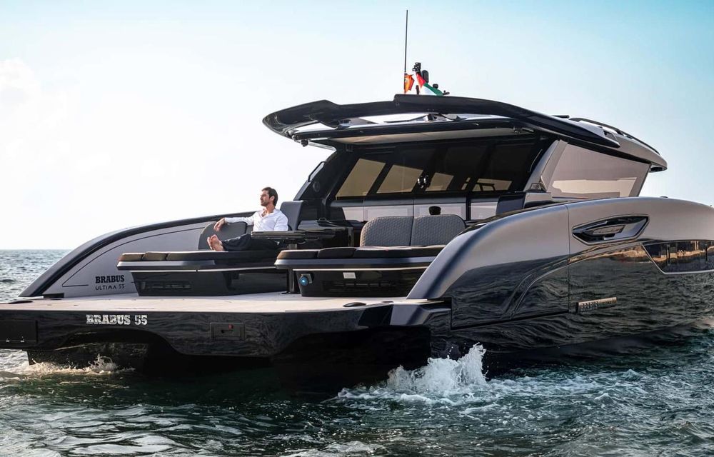 Brabus prezintă noul iaht de lux Ultima 55, dezvoltat împreună cu Sunreef - Poza 1