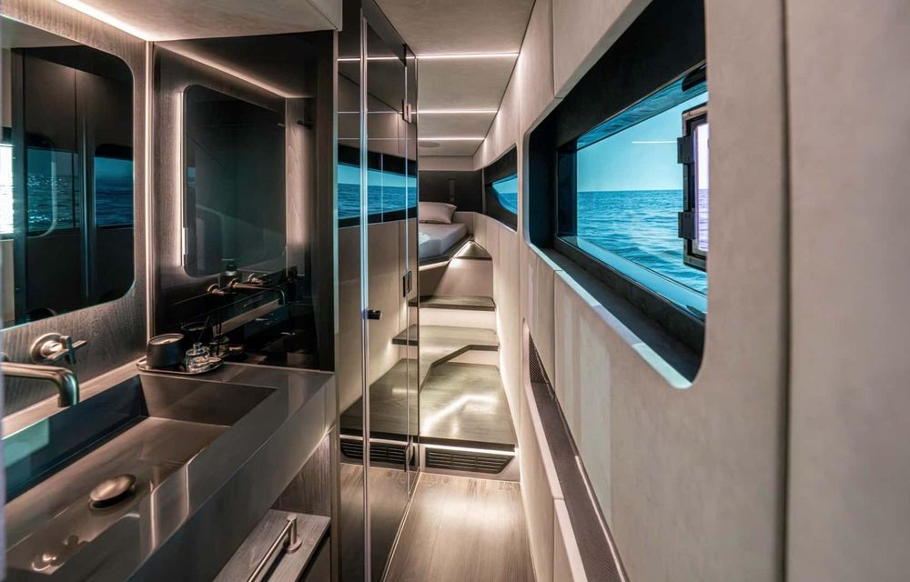 Brabus prezintă noul iaht de lux Ultima 55, dezvoltat împreună cu Sunreef - Poza 8