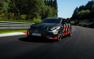 Mercedes-AMG CLA 45, record pe Nurburgring. Este cea mai rapidă berlină
