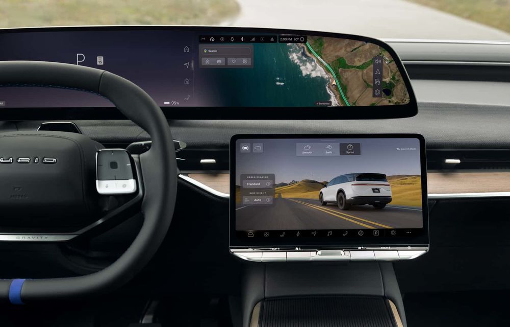 Ce mai debutează prin alte părți. Lucid Gravity GT-S este un SUV electric cu 1.070 CP - Poza 7