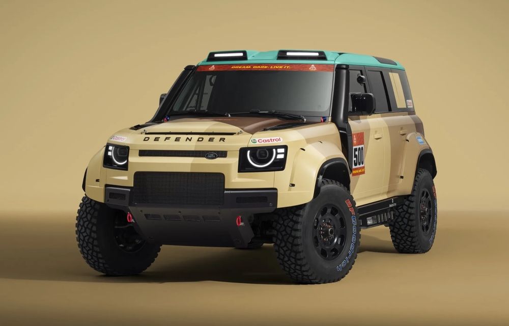 Land Rover lansează Defender Dakar, versiunea de șosea a mașinii câștigătoare la Dakar - Poza 1 Land Rover lansează Defender Dakar, versiunea de șosea a mașinii câștigătoare la Dakar - Poza 1