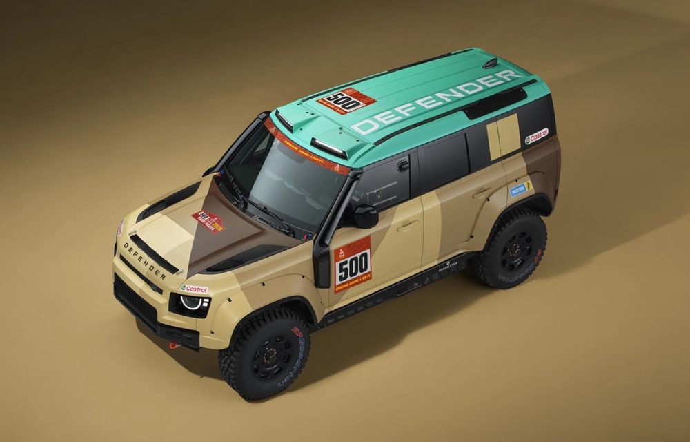 Land Rover lansează Defender Dakar, versiunea de șosea a mașinii câștigătoare la Dakar - Poza 3 Land Rover lansează Defender Dakar, versiunea de șosea a mașinii câștigătoare la Dakar - Poza 3