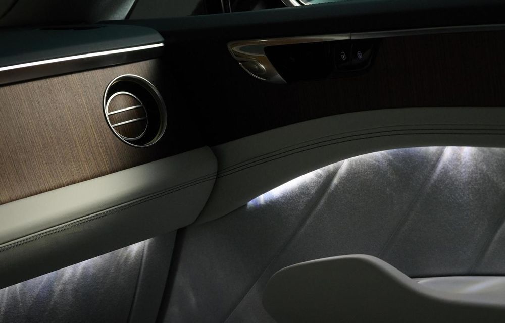 Noi imagini cu interiorul primului Bentley electric: inserții din lână Merino - Poza 1 Noi imagini cu interiorul primului Bentley electric: inserții din lână Merino - Poza 1