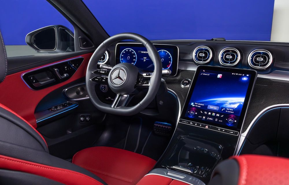 Noul Mercedes-Benz Clasa C facelift: motorizări electrificate și design revizuit - Poza 11 Noul Mercedes-Benz Clasa C facelift: motorizări electrificate și design revizuit - Poza 11