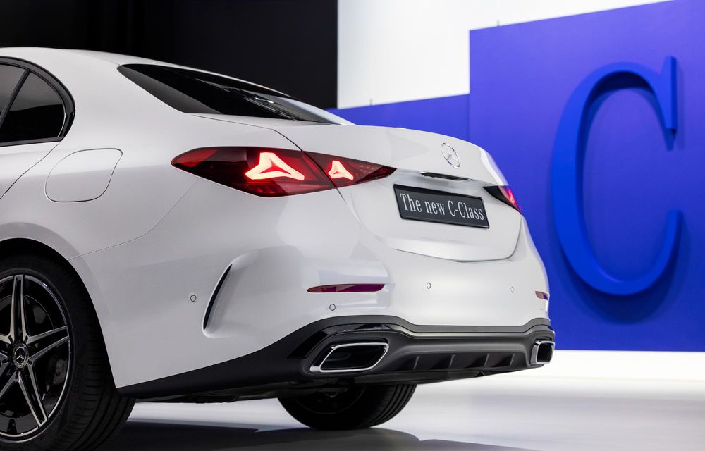 Noul Mercedes-Benz Clasa C facelift: motorizări electrificate și design revizuit - Poza 6 Noul Mercedes-Benz Clasa C facelift: motorizări electrificate și design revizuit - Poza 6