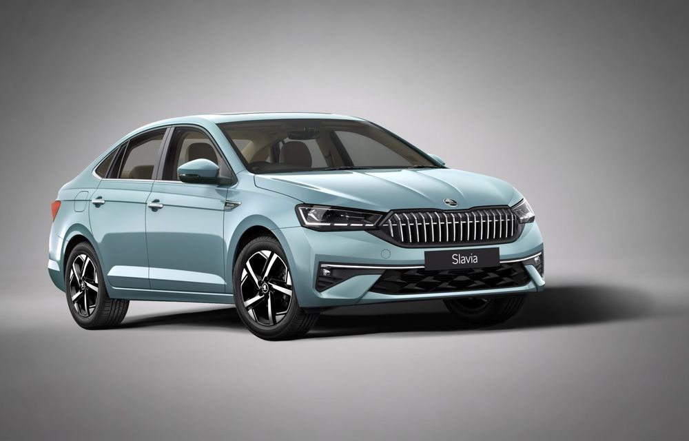 Ce mai debutează prin alte părți. Skoda prezină noua Slavia facelift în India - Poza 1