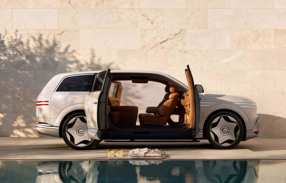Noul Genesis GV90: SUV electric de 666 CP și autonomie de 500 kilometri - Poza 4