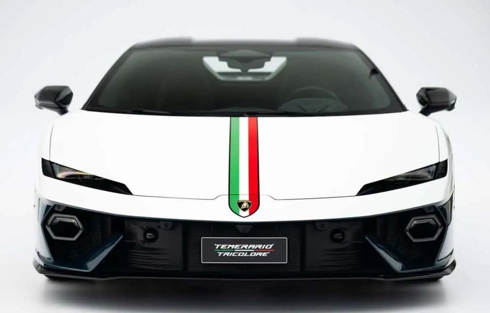 Lamborghini prezintă Temerario Tricolore, un omagiu adus măiestriei italiene - Poza 2
