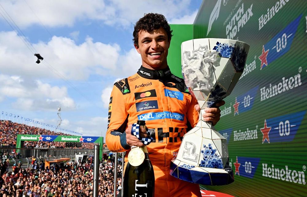 F1: Lando Norris, victorie în Olanda. Verstappen abandonează în primul tur - Poza 1