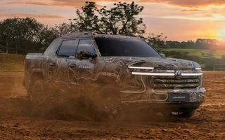 Primele imagini cu noua generație Volkswagen Amarok: model destinat pieței din America Latină