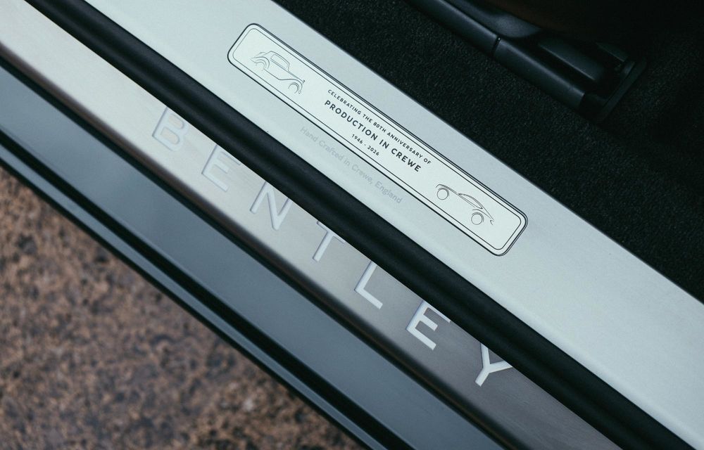 Exemplar unicat Bentley Continental GT Azure. Marchează 80 de ani de producție la uzina din Crewe - Poza 12 Exemplar unicat Bentley Continental GT Azure. Marchează 80 de ani de producție la uzina din Crewe - Poza 12