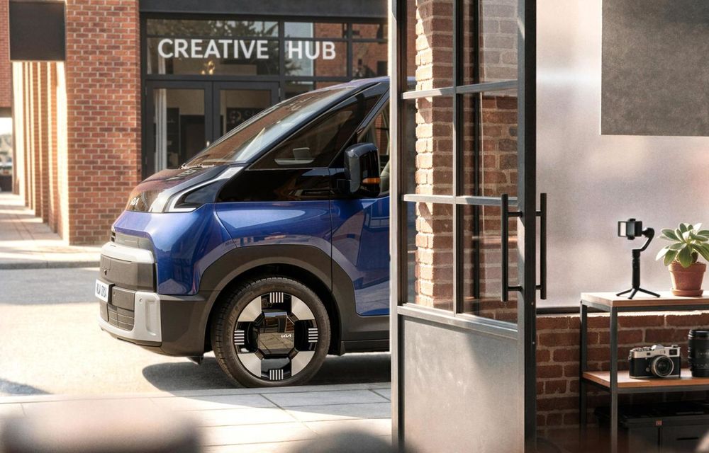 Primele imagini cu noua Kia PV7, model electric utilitar - Poza 1 Primele imagini cu noua Kia PV7, model electric utilitar - Poza 1