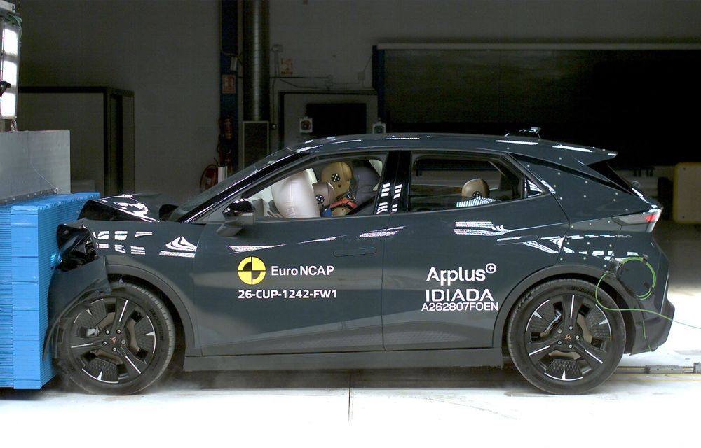 Noi teste Euro NCAP: 5 stele pentru Cupra Raval și 3 modele din China - Poza 2 Noi teste Euro NCAP: 5 stele pentru Cupra Raval și 3 modele din China - Poza 2
