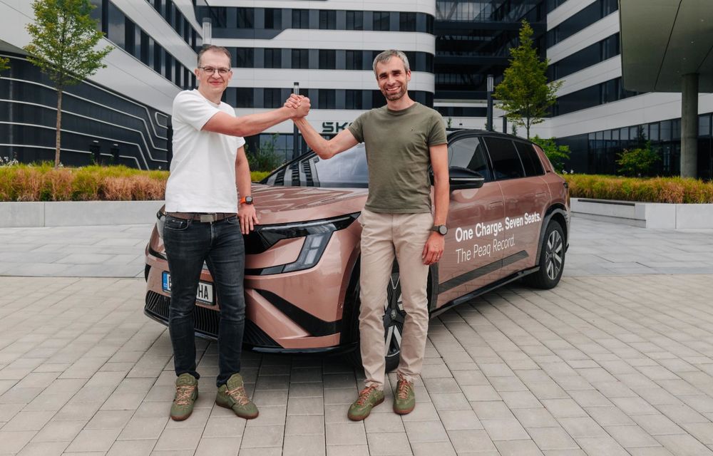 RECORD: Skoda Peaq a parcurs 936 de kilometri fără reîncărcare - Poza 2