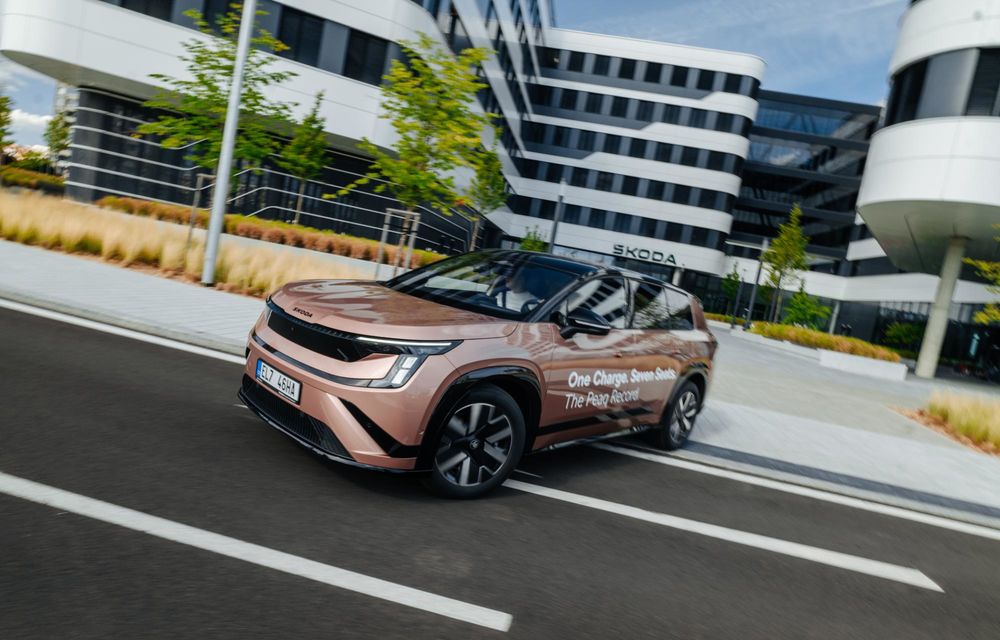 RECORD: Skoda Peaq a parcurs 936 de kilometri fără reîncărcare - Poza 9