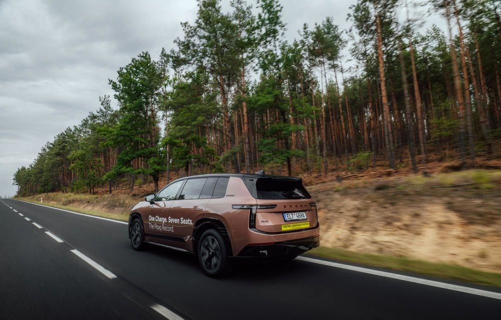 RECORD: Skoda Peaq a parcurs 936 de kilometri fără reîncărcare - Poza 11