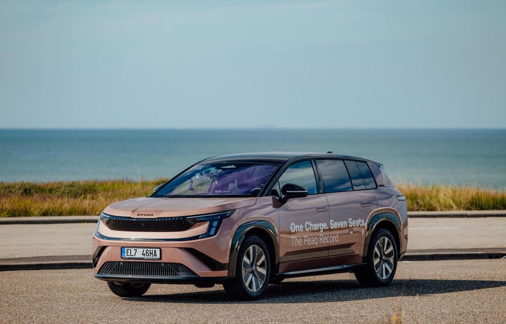 RECORD: Skoda Peaq a parcurs 936 de kilometri fără reîncărcare - Poza 1