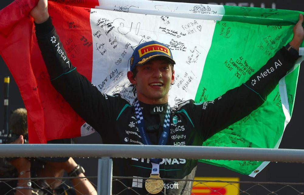 F1: Kimi Antonelli, noul erou al Italiei. Victorie la Monza cu start de pe locul 19 - Poza 1 F1: Kimi Antonelli, noul erou al Italiei. Victorie la Monza cu start de pe locul 19 - Poza 1