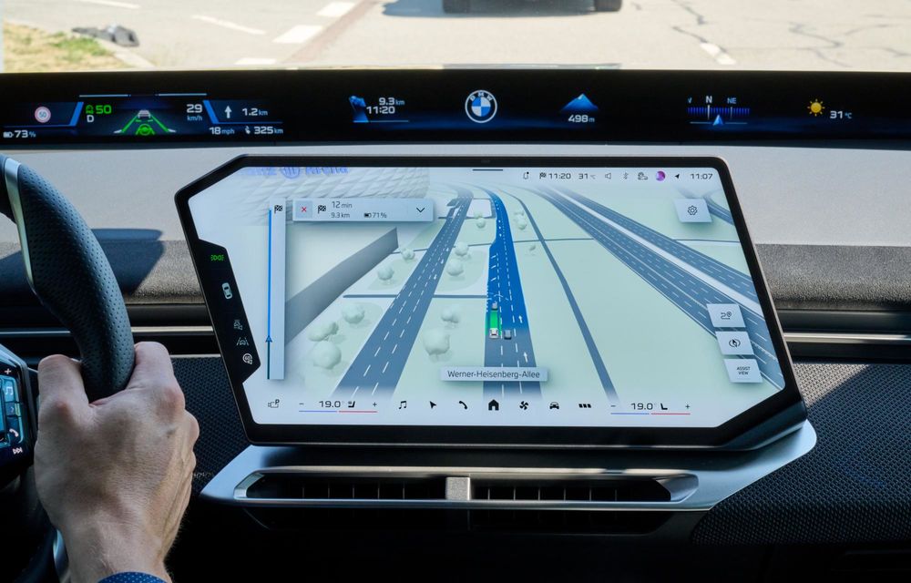 BMW Maps: afișaj 3D pe un singur ecran, începând din octombrie - Poza 3