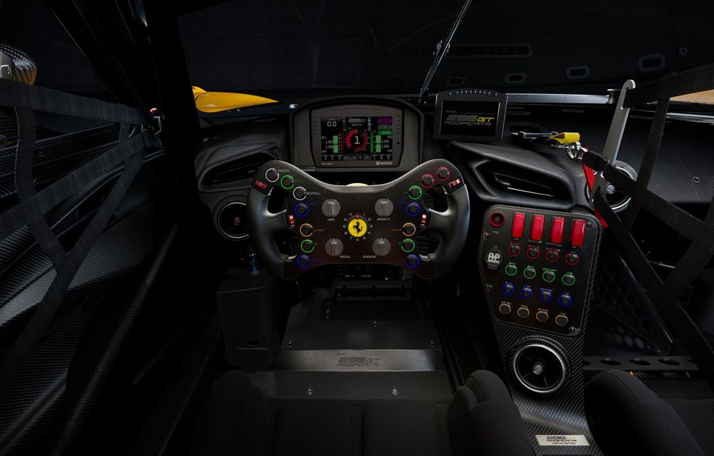 Noul Ferrari 296 GT Modificata: versiune creată special pentru circuit - Poza 7