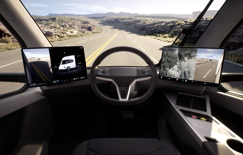 Tesla aduce primul său camion electric în Europa. Autonomie de 550 de kilometri - Poza 2 Tesla aduce primul său camion electric în Europa. Autonomie de 550 de kilometri - Poza 2