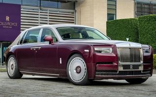 Rolls-Royce Phantom Hummingbird: exemplar unicat decorat cu cochilii de melc marin Rolls-Royce Phantom Hummingbird: exemplar unicat decorat cu cochilii de melc marin