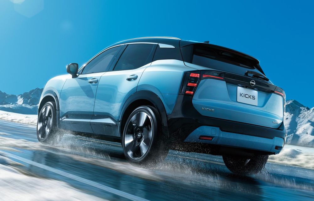 Nissan Kicks ajunge în Europa: crossover subcompact cu motor hibrid - Poza 2