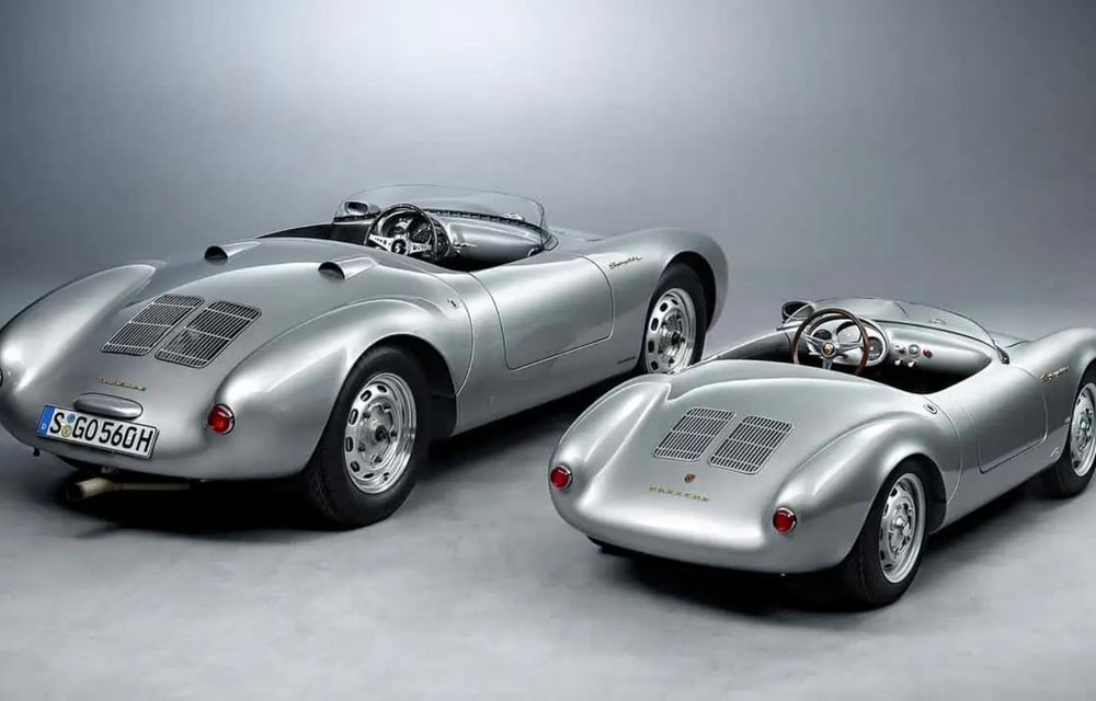 Porsche 550 Spyder J: replică electrică la scară redusă. Doar 250 de exemplare - Poza 2