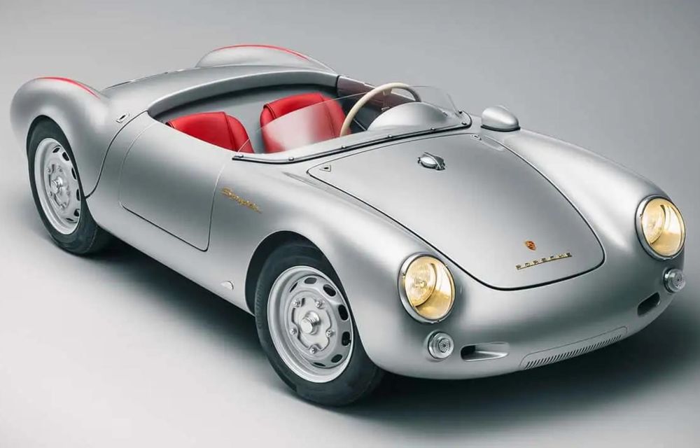 Porsche 550 Spyder J: replică electrică la scară redusă. Doar 250 de exemplare - Poza 3