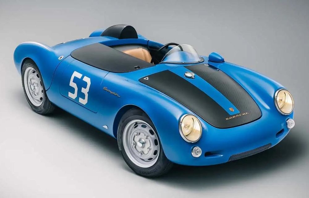Porsche 550 Spyder J: replică electrică la scară redusă. Doar 250 de exemplare - Poza 7