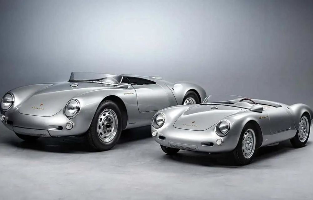 Porsche 550 Spyder J: replică electrică la scară redusă. Doar 250 de exemplare - Poza 1