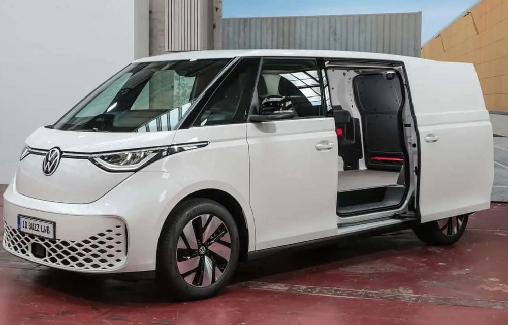 Volkswagen ID. Buzz Cargo: variantă nouă cu ampatament alungit - Poza 2 Volkswagen ID. Buzz Cargo: variantă nouă cu ampatament alungit - Poza 2
