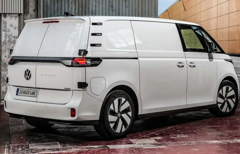 Volkswagen ID. Buzz Cargo: variantă nouă cu ampatament alungit - Poza 5 Volkswagen ID. Buzz Cargo: variantă nouă cu ampatament alungit - Poza 5