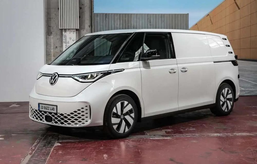 Volkswagen ID. Buzz Cargo: variantă nouă cu ampatament alungit - Poza 1 Volkswagen ID. Buzz Cargo: variantă nouă cu ampatament alungit - Poza 1