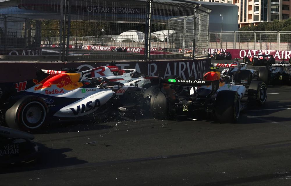 F1: George Russell câștigă în Azerbaidjan. Verstappen și Hadjar, pe podium - Poza 5