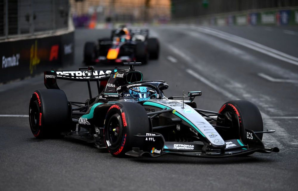 F1: George Russell câștigă în Azerbaidjan. Verstappen și Hadjar, pe podium - Poza 6