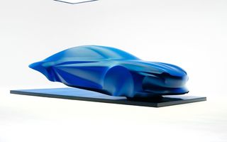 Alpine prezintă o sculptură în forma viitorului A110 electric